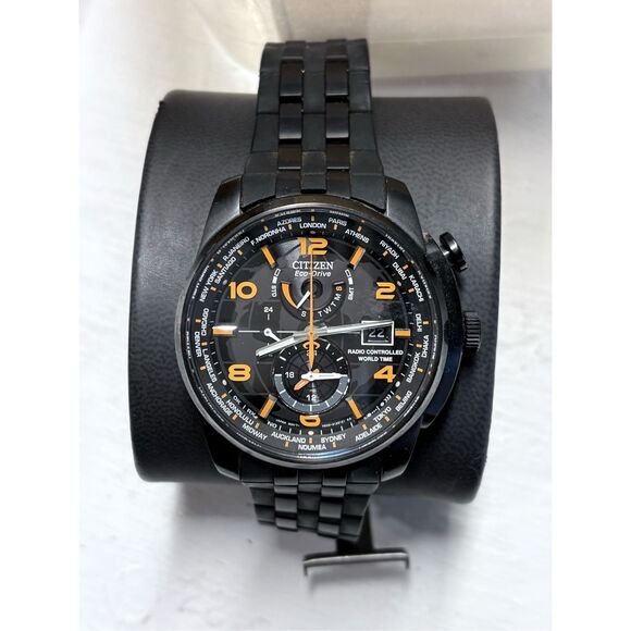 Citizen World Time A-T Eco-Drive Movement Caliber H820 Limited Edition Watch - Picture 2 of 14